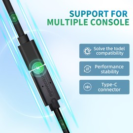 Retro Game Console Power Supply Kit - Multiple Interfaces, Free Conversion - Compatible with VITA1/VITA2/NDSL/Wii-U-pad/3DS/PSP/GPA SP/GBM/PSP GO/GB