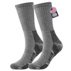 SAMSOX Merino Wool Hiking Socks, Made in USA Midweight with
