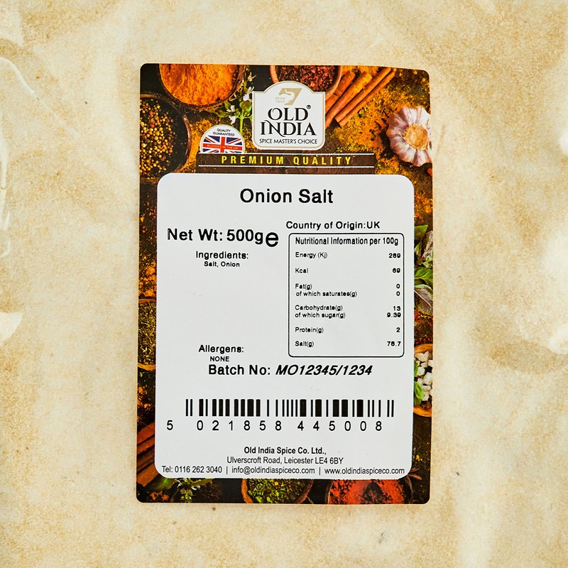 Old India Onion Salt 500g
