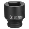 sourcing map 4 Point Square Socket 1/2" Drive 23mm Metric