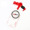 YIUIRUOI 1 Piece Compass Orienteering Compass Adjustable Declination Navigation Explorer Compass for Map Reading and Navigation (11.6 x 5.6 cm)