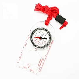 YIUIRUOI 1 Piece Compass Orienteering Compass Adjustable Declination Navigation Explorer Compass for Map Reading and Navigation (11.6 x 5.6 cm)