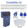 HERNAS 125KHz RFID Copier, Upgraded Handheld RFID Reader Writer Duplicator