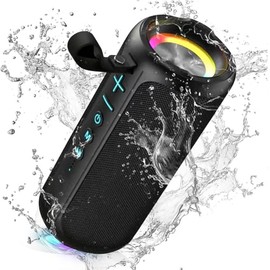 ZZA Portable Bluetooth Speaker，Powerful 360° Sound, 24W Audio with Impactful Bass, 30H Battery, IPX6 Waterproof, Shockproof, TWS Stereo, Speaker Bluetooth Wireless for Outdoor Beach Pool