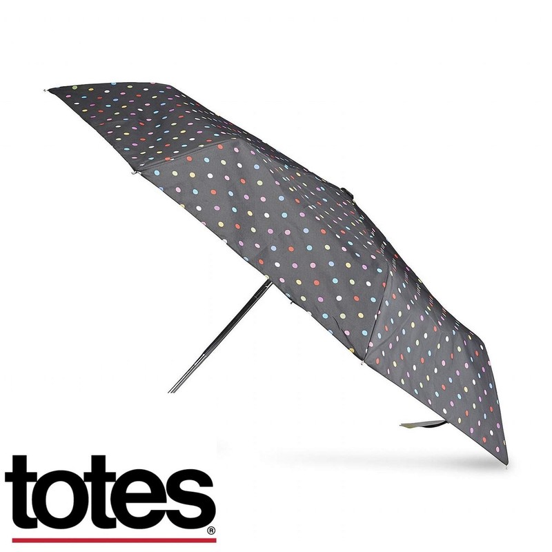 totes Basic auto open umbrella ~ 42" Coverage ~ Colorful