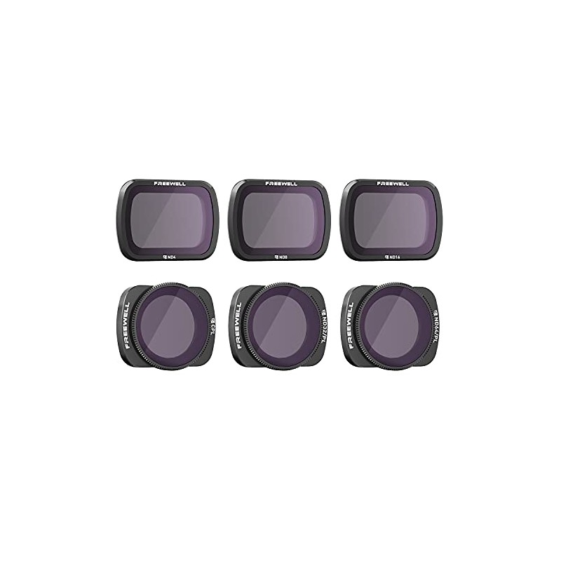 Freewell Budget Kit-Serie E-6Pack ND4, ND8, ND16, CPL, ND32/PL, ND64/PL