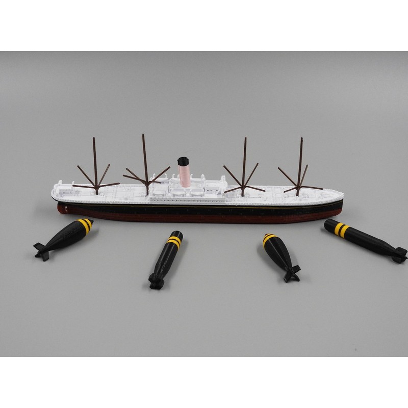 12" Prebuilt Display Model Ship (SS Californian 10" length Model
