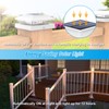 VOLISUN 4x4 Solar Post Cap Light 8pack,Solar Fence - Post