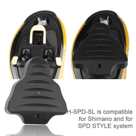 Bike Cleat Covers Bicycle Shoe Cleat Cover Set Anti-Slip Quick Release Rubber Cycling Pedal Cleat Covers Protector Protective Cover (H-SPD-SL, H-KEO, H-Delta)(H-SPD-SL)