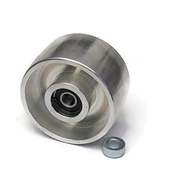 Nylon-Pulley Belt Grinder Wheel 4Inch Tracking Wheel for 2 x 72Inch Making Grinder