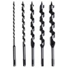 eMagTech 5-Piece Wood Drill Bit Set Carbon Steel 6 mm