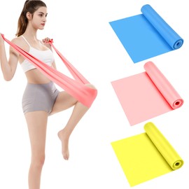 Bandas Resistencia, Bandas Elásticas Profesionales Largas Sin Látex, Bandas Ejercicio,paraFisioterapia,Pilates,Rehabilitación, Entrenamientos en Casa O en El Gimnasio, Entre uego bandas resistencia