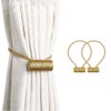 SUOXU 2 Pieces Magnetic Curtain Tiebacks, Curtain Clip Cord Buckle,