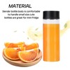 BLMHTWO Pack of 6 Plastic Juice Bottles, Small Bottles for