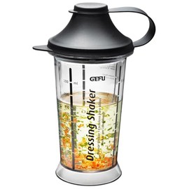 Gefu Mix Up Salad Dressing Shaker, Black
