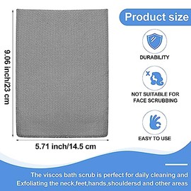 Tatuo Toallas Tela Exfoliante Coreana Estilo Coreano Corporal Toalla Cuerpo Blanco Negro Gris Grande