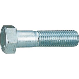 TRUSCO B22-1060H Hex Bolts, Unichrome Half Screws, Size: M10 x 60 mm), Pack of 9