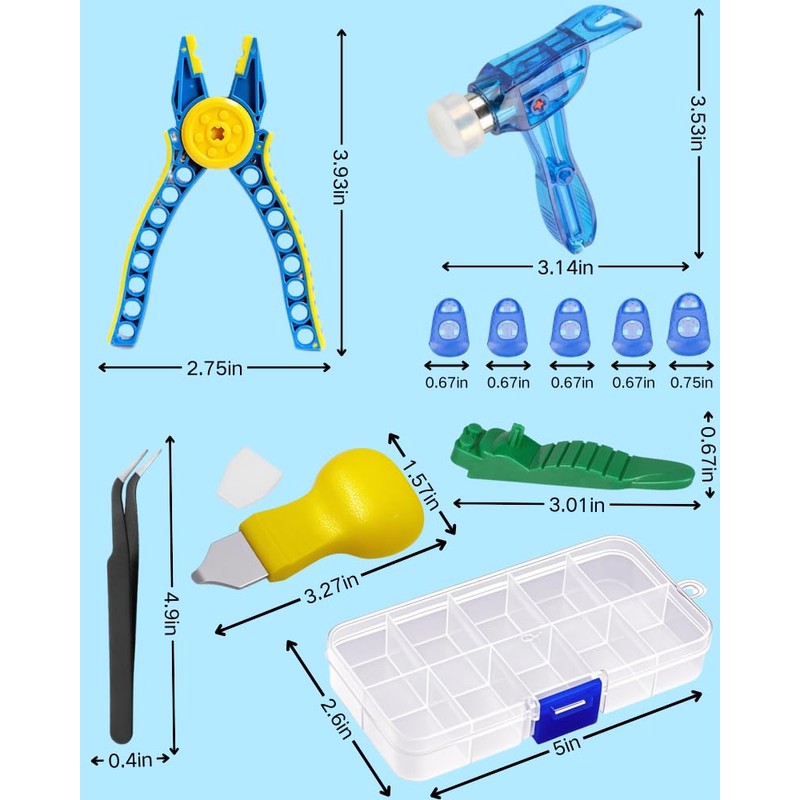 15PCS Remover Building Blocks Tool Kit - 3 PCS Brick