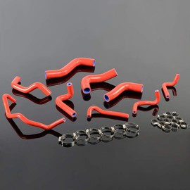 Fit For 1989-1993 Compatible For Mazda Roadstar Miata MX-5 NA6CE B6ZE 1.6L Silicone Coolant Hose