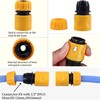 Garden Hose Connector, 1/2" Quick Connector, Hose end Quick Connectors,