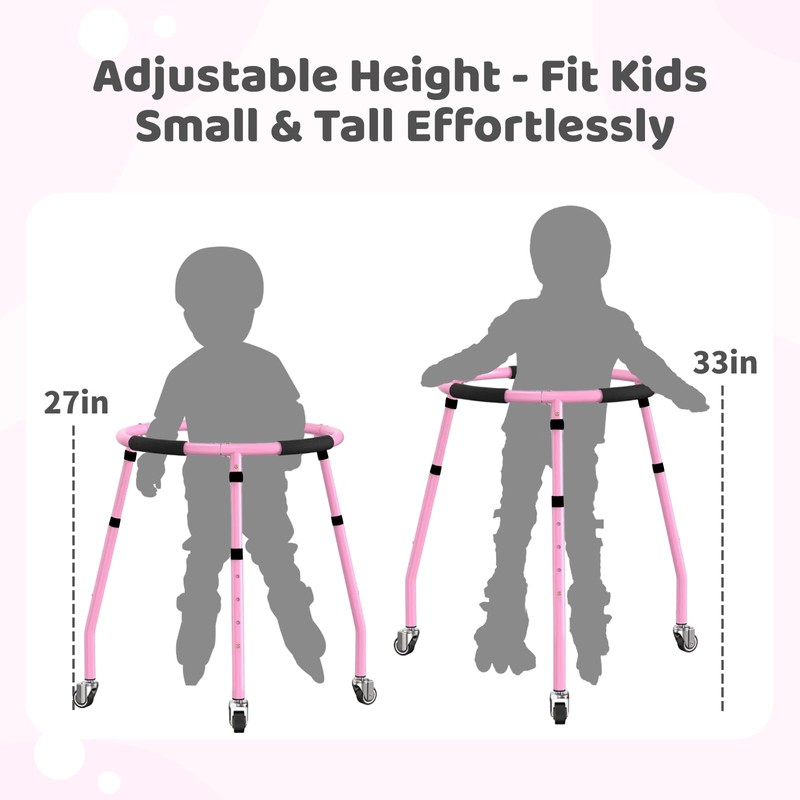 Roller Skate Trainer for Kids - Folding Adjustable Height (27"-33")