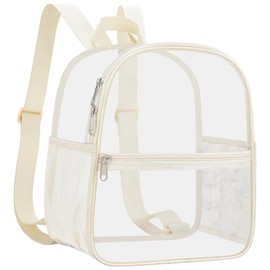 USPECLARE Clear Backpack Stadium Approved 12X11x6, Waterproof Clear Bag Stadium Backpack for Concert Work Sport Event