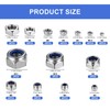 516 Pcs Nylock Nuts, Self Locking Nuts, Nylon Insert Lock