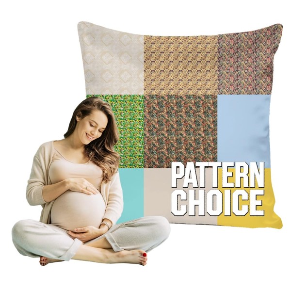 maizi Pregnancy Support Pillow Multiple Patterns 34x34 Inch Square Maternity