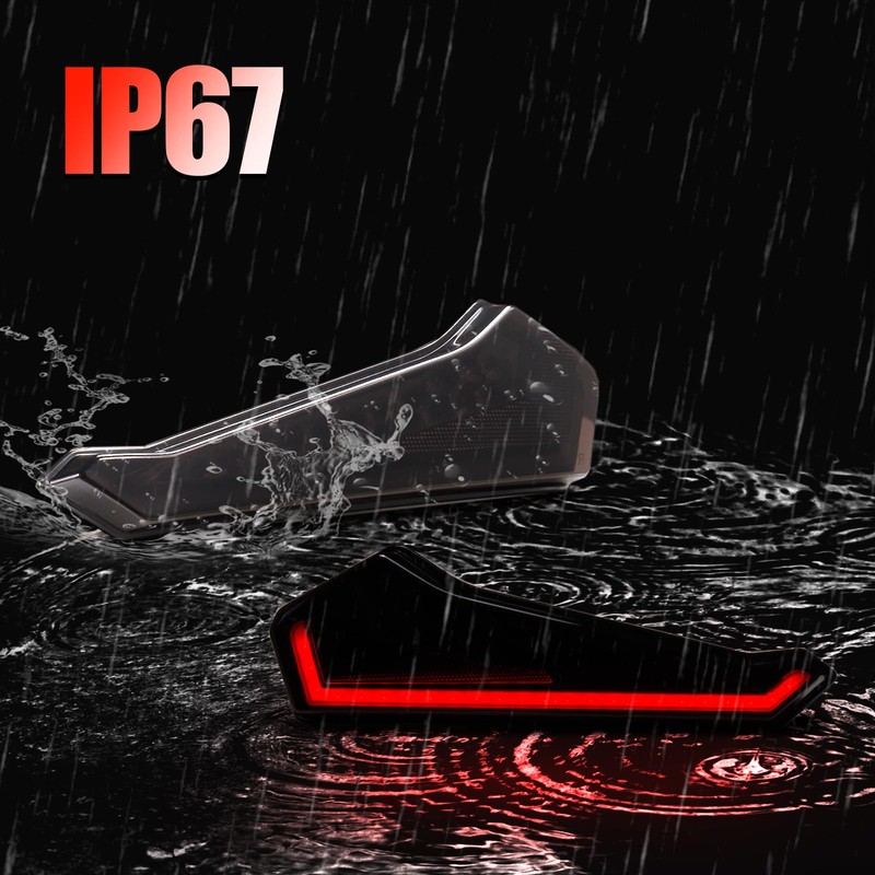 AUPOWER Smokey LED Tail Lights for Ploaris RZR XP/XP 4
