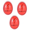 Provone 3pcs Egg Timer, Thermometer Color Changing Indicator Boiling Eggs