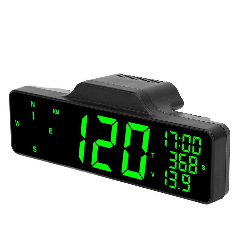 8in Car HUD Display Multifunction GPS Speedometer Fatigue Driving Alarm