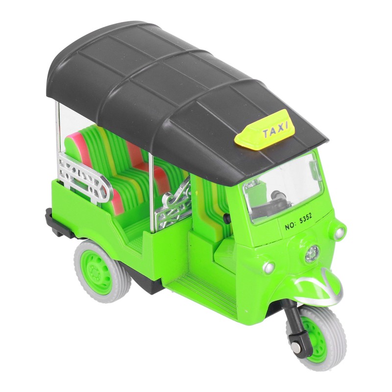 Pull Back Thai Tricycle Simulation Alloy Tuk Tuk Car Model