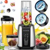 KOIOS Smoothie Blender, Max 1000w Personal Blender for Shakes and