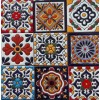 Escanver 30x Azulejos Mosaicos Premium Talavera Confetti Relieve 10cm