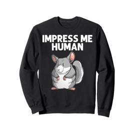 Cool Chinchilla For Men Women Animal Lover Rodent Zookeeper Sweatshirt