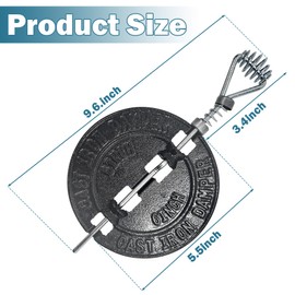 BM0051-A 6" Cast Iron Stove Pipe Damper