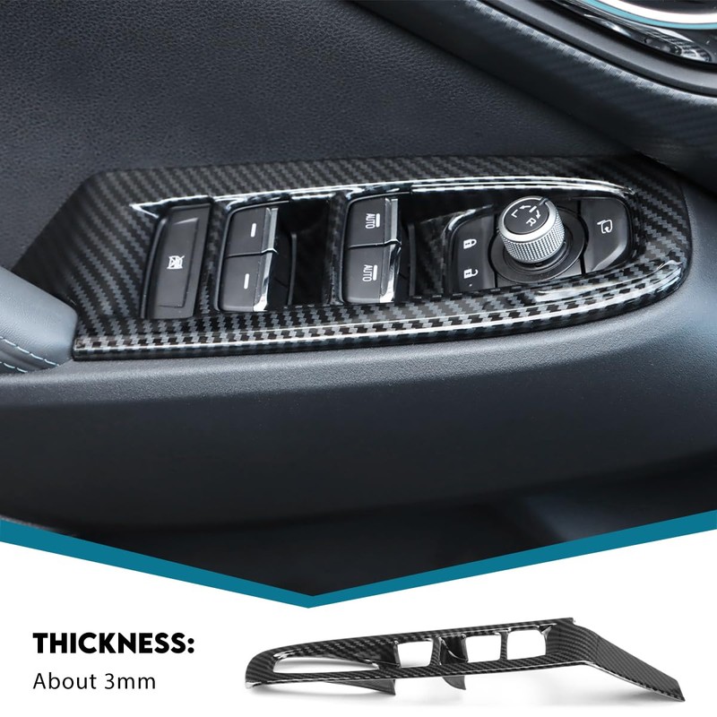 INTGET 4PCS Window Switch Panel Covers for 2024 2025 Subaru