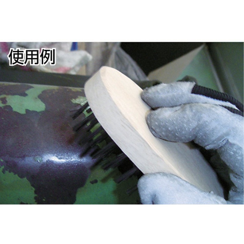 TRUSCO TB-5005 Oval 6 Line Brush, Hardened Steel Wire