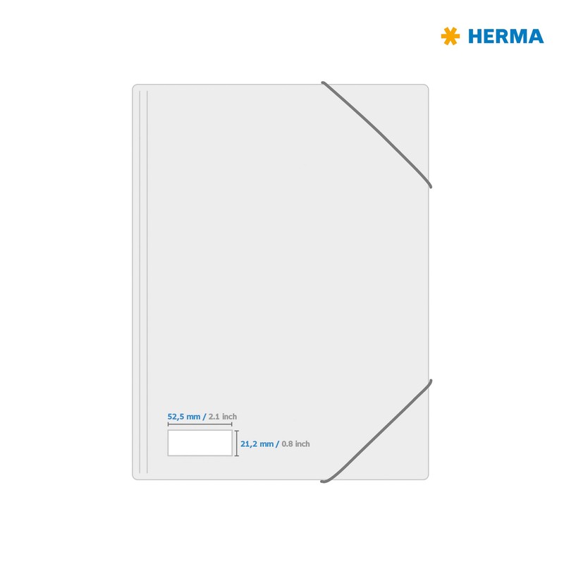 HERMA HERMA 5080 Universal Etiketten ablösbar, 25 Blatt, 52,5 x