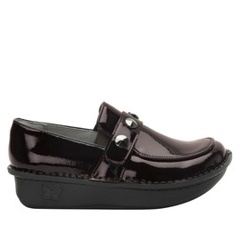 Alegria Women's Ericka Black Cherry Comfort Leather Shoes 6-6.5 M US