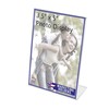Marketing Holders Slant Back Acrylic Table Sign Holder, Frame 3.5"w
