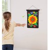 HearthSong Double-Sided Magnetic Canvas Kids' Target Game for Portable Play,