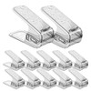 Shoe Slots Organizer, 12 Pack 3 Levels Adjustable Shoe Slots