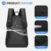 SUIKIHUM Hiking Daypack Packable, Camping Backpack Water Resistant Lightweight Polyester
