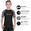 Elite Sports Rash Guards for Boys and Girls, Short Sleeve