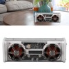 Generic Transparent Speaker with Subwoofer, 5.3, Colorful Lights for Home,