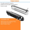Exterior Outside Door Handle Metal Chrome Front Rear Left Right