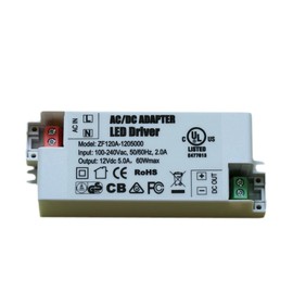 ADOGO LED Transformer 12 V DC 60 W Transformer Power Supply Overload Protection Driver for G4 MR11 MR16 Lamp Light [Energy Class A+]