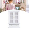 1: 12 Dollhouse Furnitures Miniature Wood Simulation Cabinet Bookcase Bookshelf