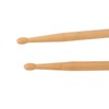 2Pcs Drum Stick Brush Wood Retractable Wire Combination Musical Instrument